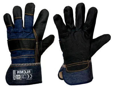Produktbild von Arbeitshandschuhe und Sicherheitsschuhe für Mechaniker aus Leder
