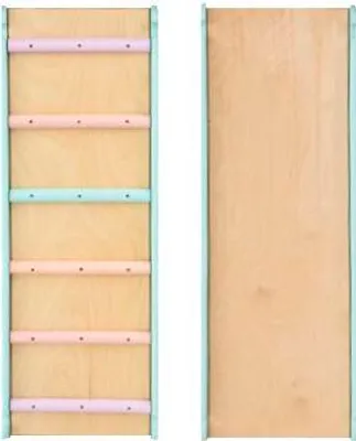 Produktbild von Woodiko doppelseitige Rutsche - Holz-pastell