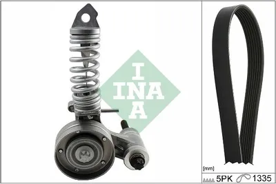 Produktbild von INA 529 0295 10 Keilrippenriemensatz für OPEL Corsa D Schrägheck (S07)