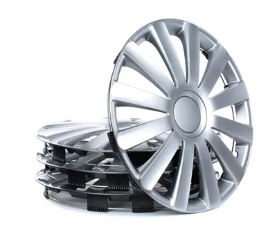 Produktbild von 4x 15" Zoll Radkappen Silber Radzierblenden Radblenden 15 SPYDER ARGO