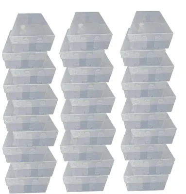 Produktbild von 30 DynaSun PP435 Transparente Schuhaufbewahrungsbox – Stapelbare und faltbare Box