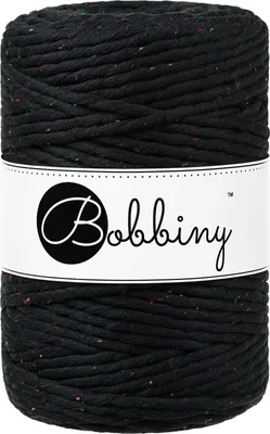 Obrázok produktu pre Bobbiny Macrame Cord 5 mm 100 m Midnight Dust Špagát