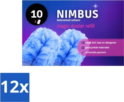 Produktbild von NIMBUS Magic Duster Nachfüllpackung 10 Stück - Vorteilspack - 12 Stücke