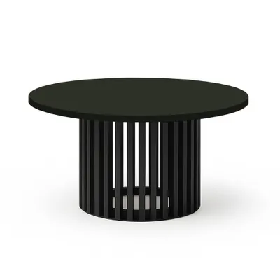 Zdjęcie produktu dla Stolik kawowy DOVER, 60 cm, minimalistyczny i ponadczasowy – czarny