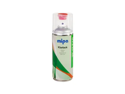 Produktbild von Mipa 2K Klarlack Spray 400ml farblos hochglänzend inkl. Härter Spraydose