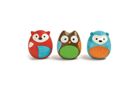 Image de Skip Hop - Hochet œuf-shaker Trio : jouet coloré