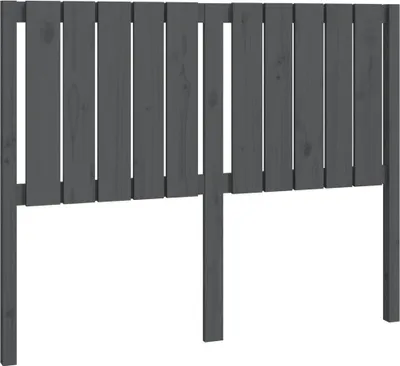 Obrázok produktu pre vidaXL Čelo postele Grey 125,5x4x100 cm Masívne borovicové drevo