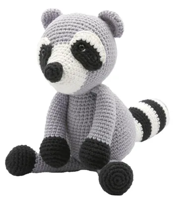Immagine prodotto di Set per uncinetto Hardicraft: peluche Lyanna, procione da 24 cm, in cotone, fai da te