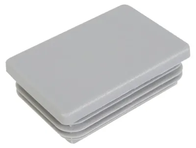 Produktbild von ALBERTS Pfostenkappe für Vierkant-Metallpfosten, Kunststoff, grau, 60x40 mm