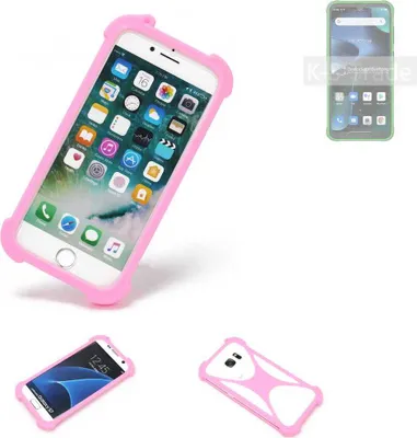 Produktbild von K-S-Trade Handy Hülle kompatibel mit Blackview BV5200 Pro Schutz Hülle Bumper Silikon Schutz Hülle Cover Case Silikoncase Silikonbumper TPU