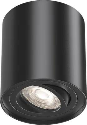 Immagine prodotto di Braytron Faretto da soffitto a vista GU10 nero rotondo Ø80x100 mm