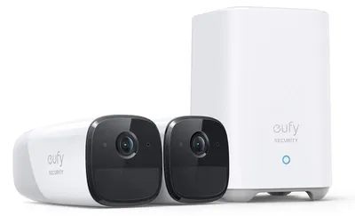 Obrázek produktu pro sada 2 bezdrátových kamer eufyCam 2 Pro (2K HD, noční vidění, baterie na 365 dní, kompatibilní s Homekit)