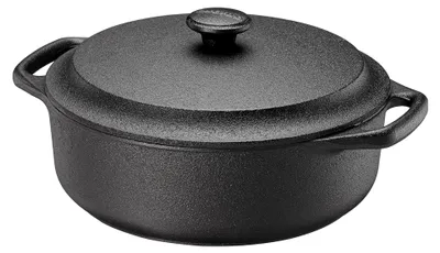Produktbild von Bräter aus Gusseisen, Schwarz, 5,5 l