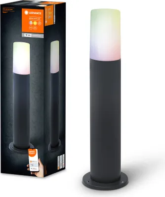 Productafbeelding van Ledvance LED Smart+ Gartenleuchte Pipe Schwarz IP44 50cm 10W 380lm RGBW 3000K Dimmbar App Google Alexa WiFi