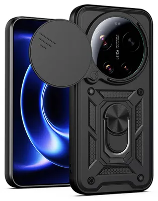 Produktbild von Techsuit – CamShield Series Hülle mit Kameraabdeckung für Xiaomi 17 Ultra – schwarz