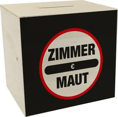 Produktbild von Zimmer Maut Spardose aus Holz
