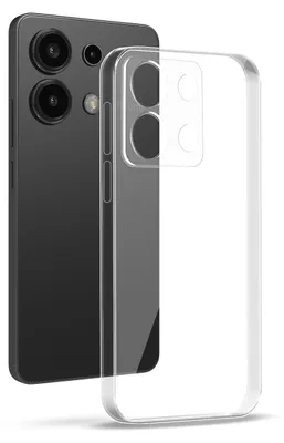 Produktbild von Handyhülle für Xiaomi Redmi Note 13 Hülle Transparent Flexibel Elastisch Case Cover Backcover Schutzhülle