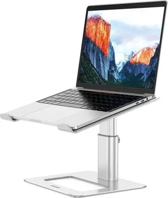 Immagine prodotto di Supporto per laptop in alluminio color argento per notebook da 10-15,6 pollici