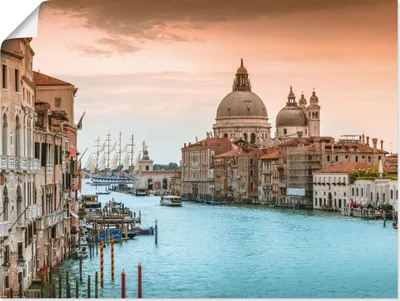 Produktbild von ARTland Poster Venedig Canal Grande I Größe: 80x60 cm