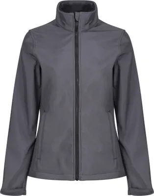 Produktbild von Regatta Standout Damen Softshelljacke Ablaze bedruckbar PC3285 (42 DE) (Dunkelgrau/Schwarz)