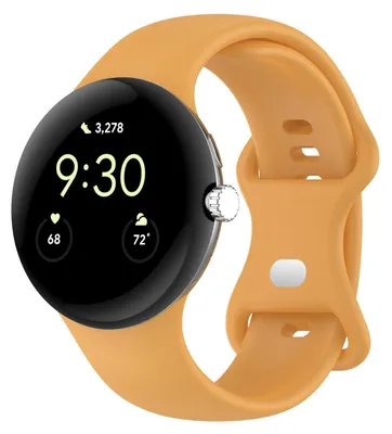 Immagine prodotto di Cinturino in silicone per smartwatch Google Pixel Watch 4 / 3 da 45 mm con fibbia a farfalla