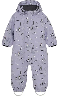 Produktbild von Color Kids Kinder Babyschneeanzug Coverall AOP All Seams Taped 741593 Violett 92
