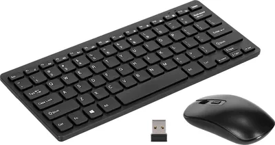 Zdjęcie produktu dla KM901 Zestaw klawiatura mysz 2.4G Wireless 78-Tasten-Minitastatur und Mausset Przenośny zestaw biurowy