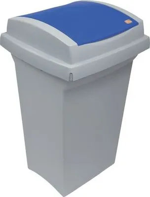 Obrázok produktu pre Odpadkový kôš na triedený odpad, modré veko, 50 l