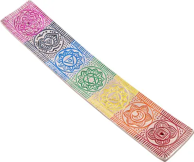 Produktbild von Räucherstäbchenhalter - Chakra aus Weißmetall