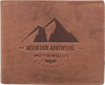 Produktbild von Peterson | Große Brieftasche, aus Leder, für Herren, mit dekorativer Prägung
