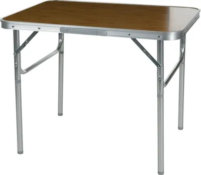 Produktbild von Redcliffs Campingtisch klappbar Metall Braun 75x55x25-60 cm