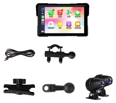 Produktbild von Motorrad DVR, Dual-Linse, kabelloses CarPlay und Android Auto, Keine-a, Motor DVR-c