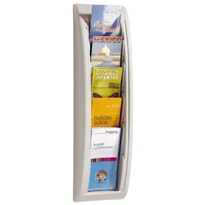 Produktbild von PAPERFLOW Wand-Prospekthalter Quick fit DIN Lang grau