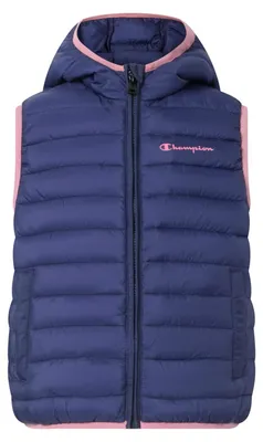 Produktbild von Champion Boys-Hooded Weste, Blau (BS013), XXS Kinder und Jugendliche