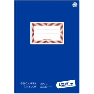 Produktbild von Ursus Geschäftsbuch DIN A4 liniert - A4