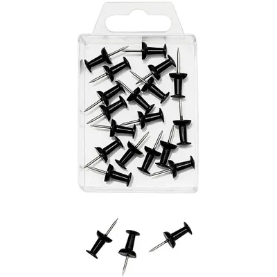 Immagine prodotto di WEDO 54101 Aghi a spillo Diabolo nero 20pz.