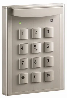 Produktbild von TCS AZF50000-0010 Codeschloss f.bis zu 10 Codes Codelock 12 silber (AZF50000-0010)