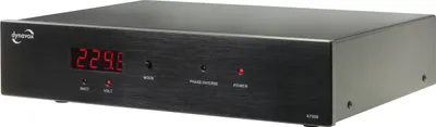 Produktbild von Dynavox HiFi-Netzfilter X7000B, Mehrfach-Steckdose mit 6 Steckplätzen, mit LED-Kontrollleuchte für korrekte Phasenlage und Display, schwarz