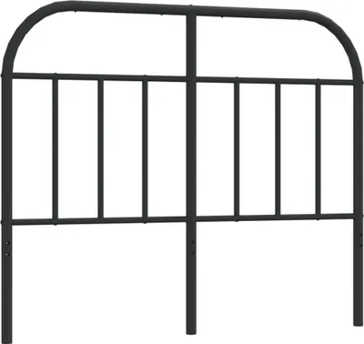 Produktbild von vidaXL Ersatz-Kopfteil Metall Schwarz 120 cm