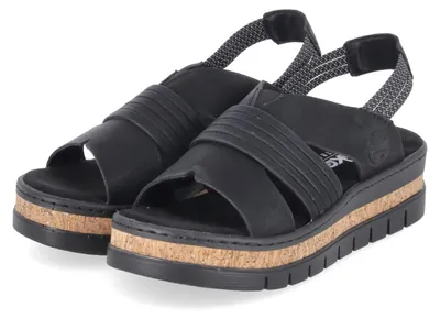 Obrázek produktu pro Dámské sandály Rieker Black Synthetic Velikost: 42