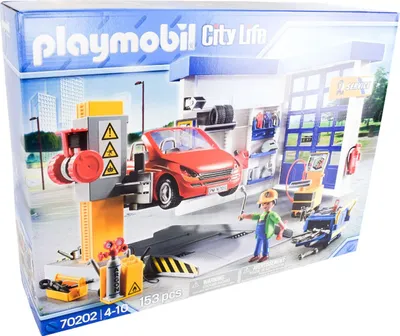 Produktbild von PLAYMOBIL Autowerkstatt City Life 70202