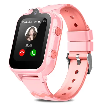 Produktbild von Smartwatch Kinder, mit GPS und Telefonfunktionen 4G WiFi Kinder Smartwatch, 2 Kameras, Abdichtung, SOS-Schulmodell KinderUhr