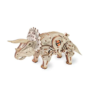 Image de Puzzle 3D en Bois Tricératops Eco Wood Art