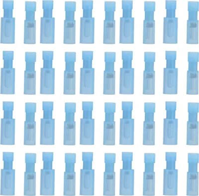 Image de Connecteurs rapides en nylon avec fiches isolées – 100 kits Connecteurs de câbles 1,5-2,5 mm² pour des connexions électriques rapides et sûres