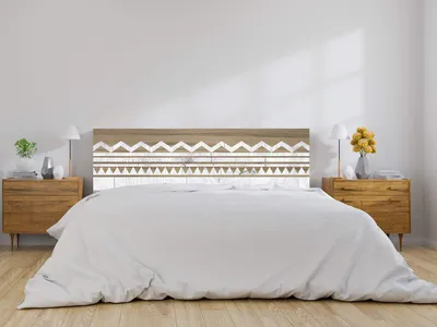 Productafbeelding van Decoratief Hoofdeinde van PVC voor Bed 135x60 cm