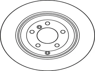 Produktbild von TRW Bremsscheiben (2 Stück) Hinterachse DF4955S
