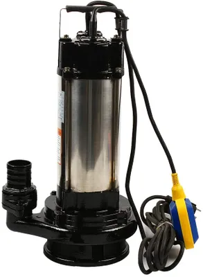 Zdjęcie produktu dla Zatapialna pompa do ścieków Pompa do fekaliów ze stali nierdzewnej Pompa wodna do 36000 l/h Natężenie przepływu 1500 W Z wyłącznikiem pływakowym