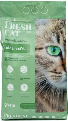 Produktbild von Katzenstreu Gloria Bentonita Premium 15 kg Aloe Vera