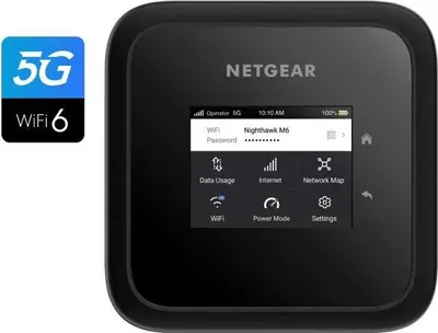 Produktbild von NETGEAR Nighthawk M6 (MR6150), 5G Router Sim-Karte WiFi 6, Tragbarer 5G LTE Modem Router, Mobiler WLAN Sim Karten Router für zu Hause, 4G/5G Hotspot,