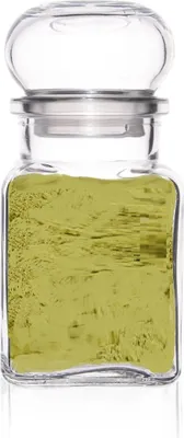 Zdjęcie produktu dla Nopal w postaci proszku (Opuntia ficus-indica) w eleganckiej szklanej butelce 80g